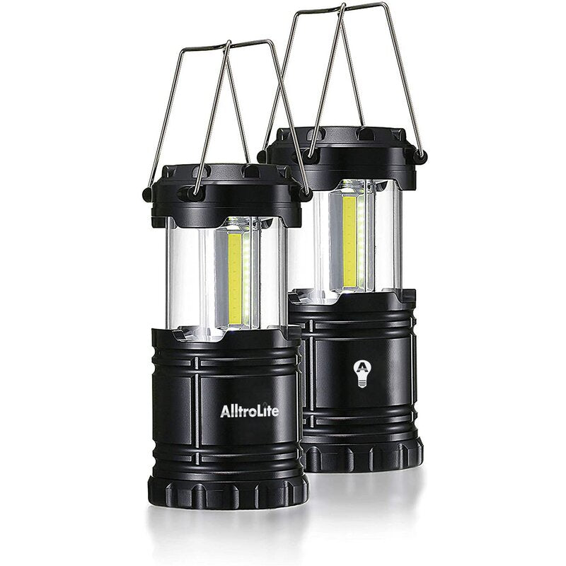 LED Collapsible Portable Military Tac Lantern, Outdoor Battery
