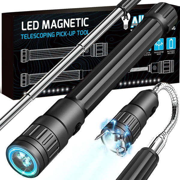27 LED Compact Work Light Magnetic Flashlight [ 3-Pack Set
