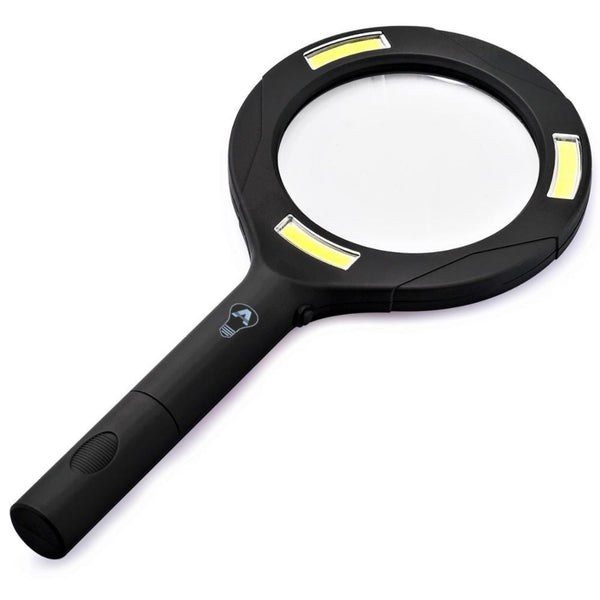 Magnifying Glass 5X & 10X with Bright LED Lights, Magnifying Glasses f –  cavepop